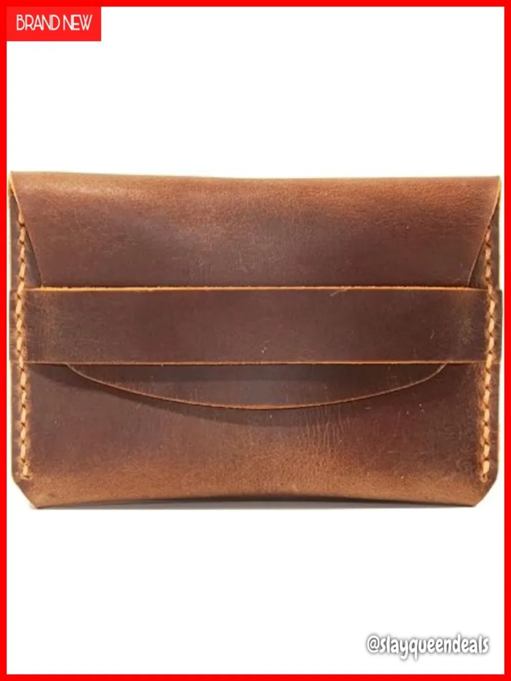Handcrafted Leather Slim Card Holder Wallet Business Card Case